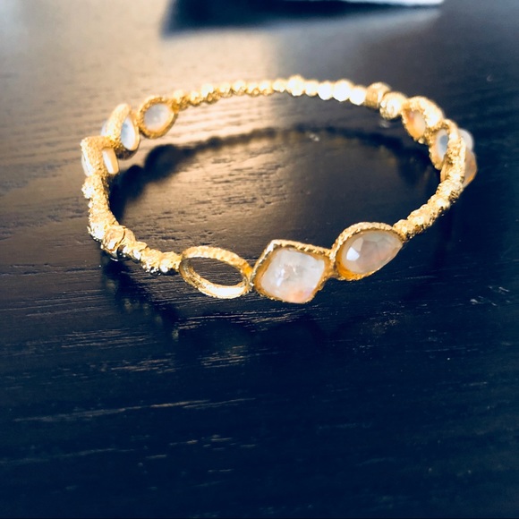 Alexis Bittar jeweled bangle bracelet - Picture 5 of 5